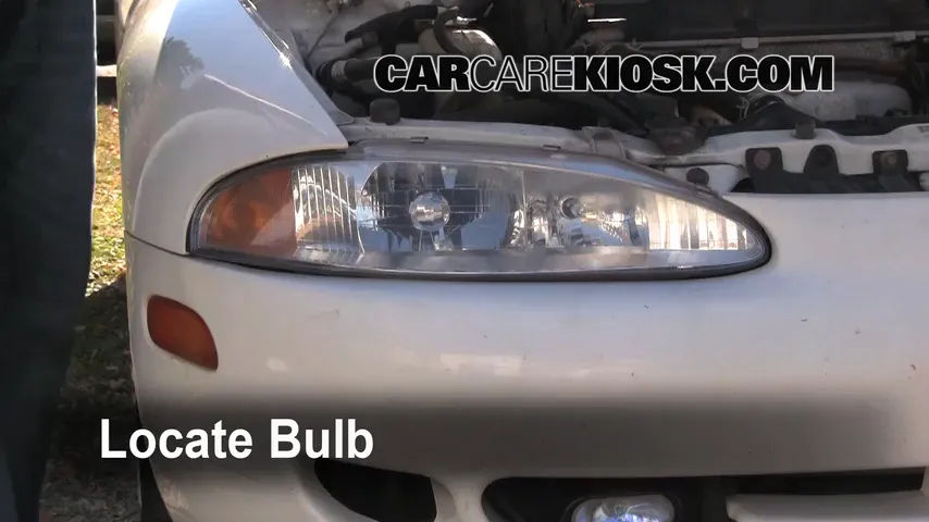 1996 Mitsubishi Eclipse RS 2.0L 4 Cyl. Lights Turn Signal - Front (replace bulb)